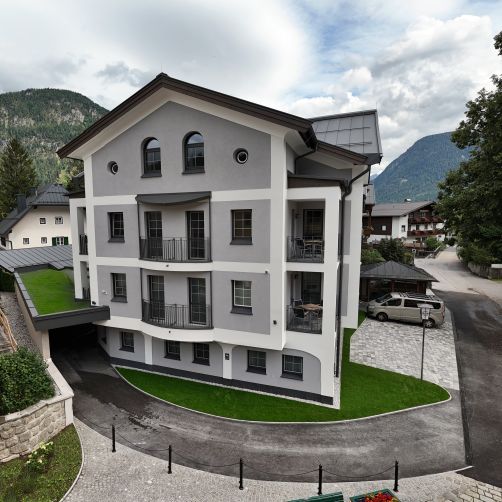 Außenansicht der Marktplatz Apartments in Lofer